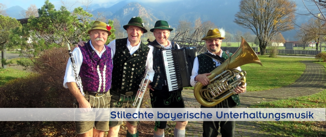 Bayerische Musiker in München, Augsburg, Ingolstadt, Nürnberg, Regensburg, Straubing, Passau, Salzburg, Zürich