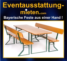 Eventausstattung Eventservice Eventlogistik Bayern